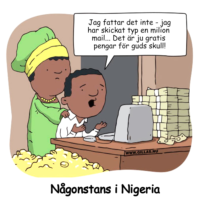 Nigeriansk prins och gratis pengar